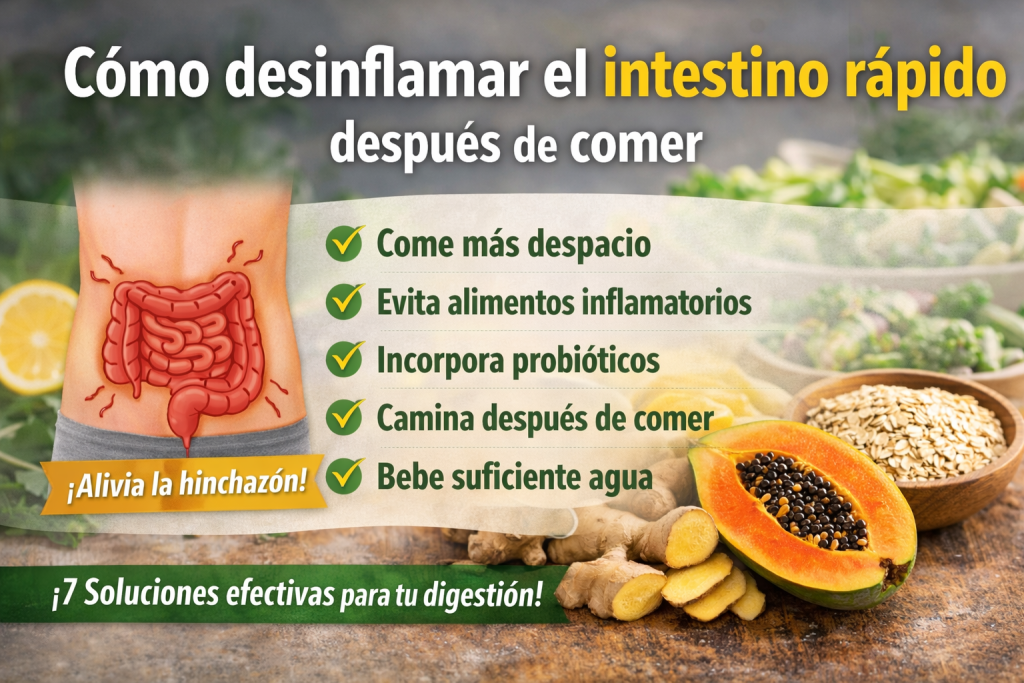 desinflamar intestino rápido
