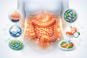 Salud intestinal y señales digestivas que indican problemas en el sistema digestivo